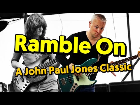 Ramble On - A John Paul Jones Classic Bass Riff!
