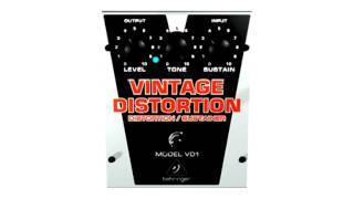 Behringer VD1 Vintage Distortion - What To Know & Where To