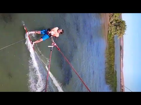 Sherman Island Kitesurfing Tail Grab   18 knots