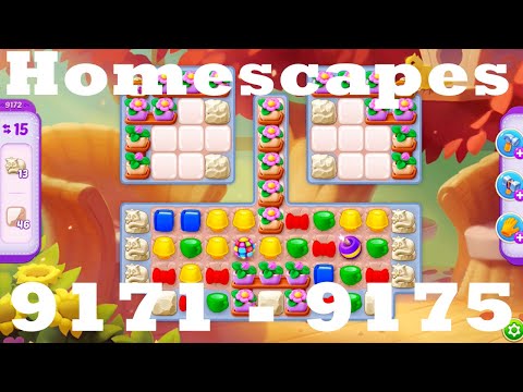 Homescapes Level 9171 - 9175 HD | 3 - match game | gameplay | android | ios | 9172 | 9173 | 9174