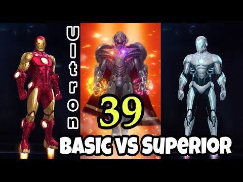 WBL ||ULTRON 39|| lvl 80 Iron Man Superior 🆚 basic||Mighty Energy🔥MFF