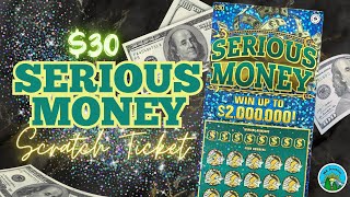 $30 SERIOUS MONEY Scratch Ticket | WA Lottery