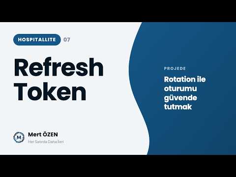 HospitalLite (HMS): Refresh Token (Endpoint+Rotation)