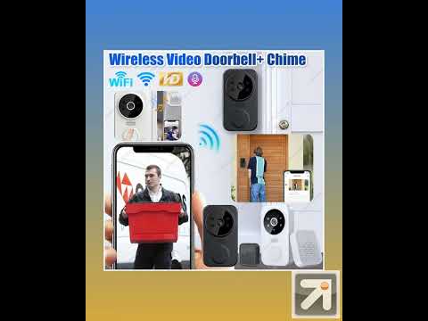 1080P WLAN Türklingel mit Kamera & 2-Wege-Audio