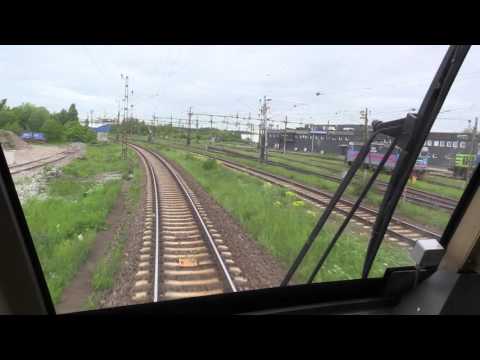 TTR214 Snälltåget Cab Ride Führerstandsmitfahrt Linköping to Stockholm