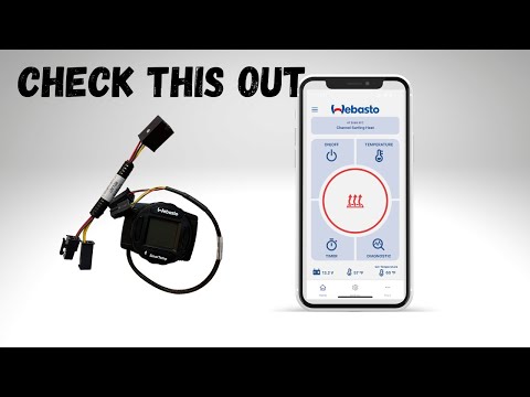 Control your Webasto heater on your phone via bluetooth/ Ranger Tug R27ob