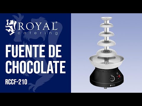 vídeo - Fuente de chocolate - profesional - 5 niveles - 4 L