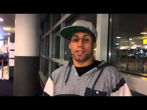 UFC Fighter Urijah Faber on his way to the 2014 #WPJJC