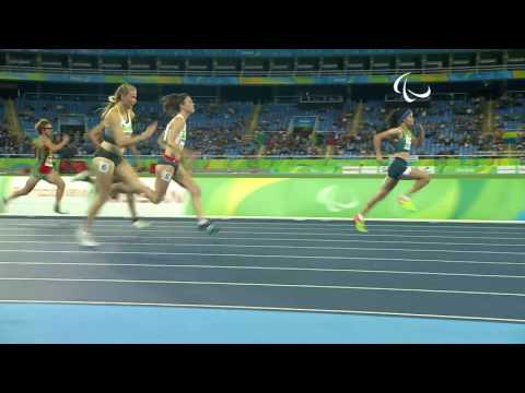 Athletics | Women's 100m - T38 Round 1 heat 1 | Rio 2016 Paralympic Games