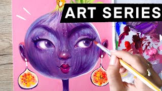 Paint With Me + Q & A! Art Series | WEEK 2