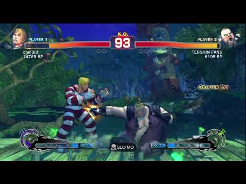 SSF4: dnm3rd (Cody) vs. TENSHIN FANS (Rufus)