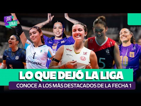 LAS MEJORES DE LA PRIMERA FECHA DE LA LIGA NACIONAL DE VÓLEY