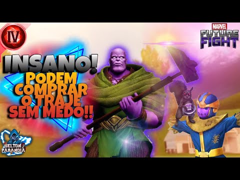 TESTES COM O THANOS T4 APÓS O BUFF  - MARVEL FUTURE FIGHT