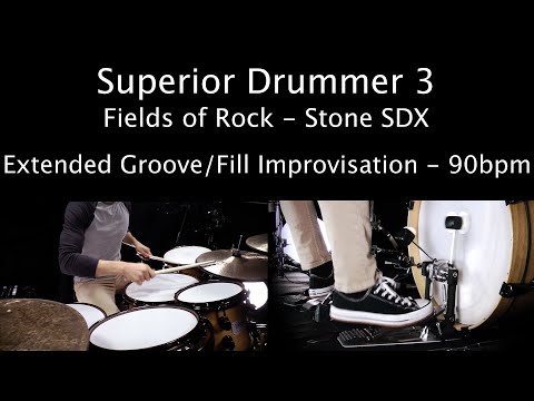 Luke Oswald - Extended Groove/Fill Improv | Superior Drummer 3 | Fields of Rock - Stone SDX