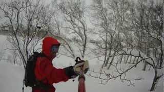preview picture of video 'Skiing Gate 1 - Niseko Annupuri (Feb 2013)'