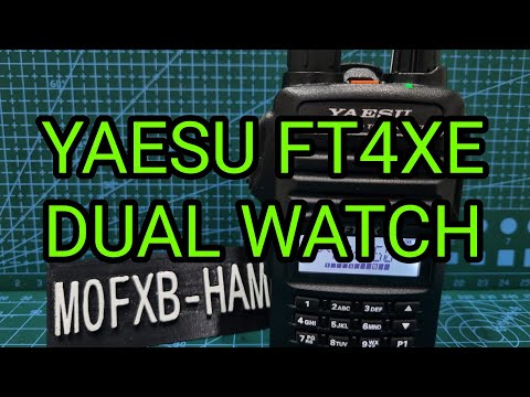 YAESU FT4XE Dual Watch - Memory Mode