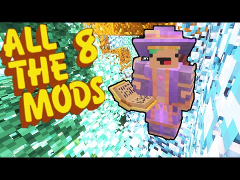 Unbelievable! I became a Sky Wizard in All The Mods 8! 😱