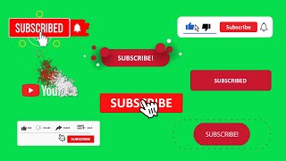Top 10 YouTube Subscribe Button Green Screen  No C