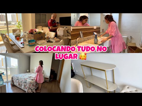 We've started organizing the apartment + it's looking beautiful 🩷