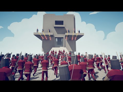 APOLLO'S DEFENDS TOWER vs ARMIES | TABS 0.13 Mods