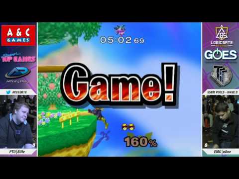 CCG2k16 SSBM Pools   EMG n0ne vs PTO Blitz