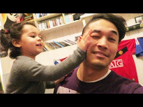 Wrestling with my Niece - James Shrestha