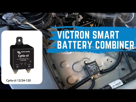 Victron Cyrix battery combiner 120A | Very Easy DIY Installation