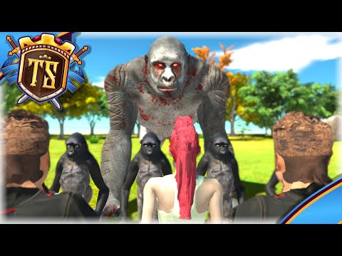 KAMPEN IMOD DEN *STØRSTE ABE* AF DEM ALLE! | Dansk Animal Revolt Battle Simulator med @TortenSkjold