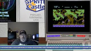 Sprite Castle Plays Mancopter (Commodore 64)