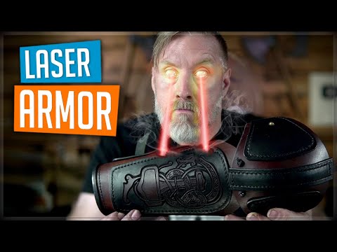 Making Leather Armor with a Laser Cutter Engraver - The Creality Falcon 2