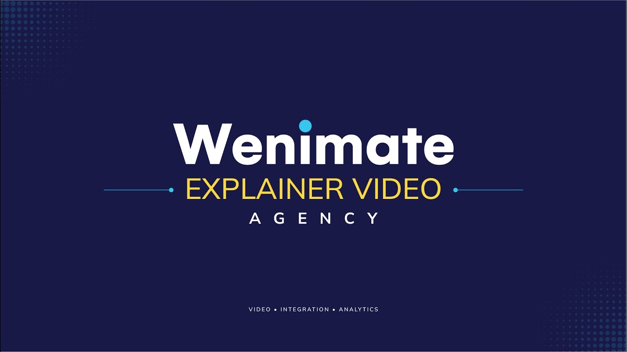 Explainer Video? Wenimate.