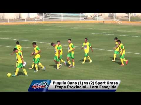 JUV. PUQUIO CANO (1) vs (2) SPORT GRASA - ETAPA PROVINCIAL - 1ERA FASE/IDA 2018.