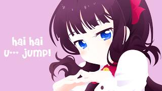 [Lyrics Video] fourfolium - JUMPIN' JUMP UP!!!!! [ENDING THEME SONG NEW GAME!!]