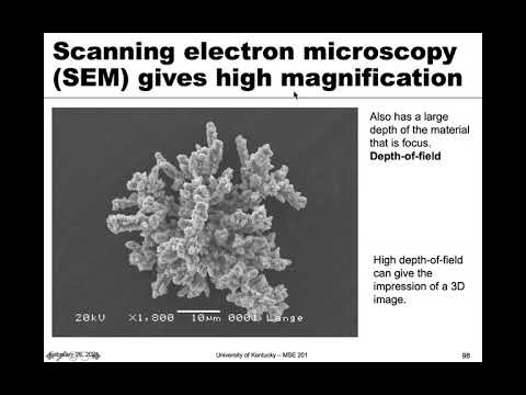 MSE 201 S21 Lecture 16 - Module 4 - Imaging Defects: Electron Microscopy