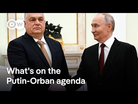 普丁讚揚奧班對烏克蘭的立場！兩國領袖莫斯科會晤 | DW 新聞 (Putin praises Viktor Orban's Ukraine stance as the two meet in Moscow | DW News)