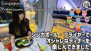 【観覧車】シンガポール・フライヤーでオシャレなディナーを楽しんできました🎡