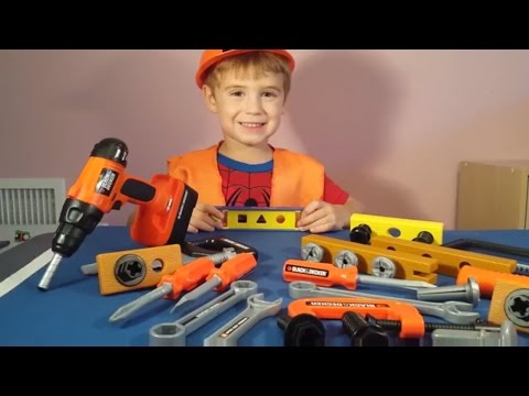 FERRAMENTAS DE BRINQUEDO DE ENERGIA PARA CRIANÇAS Bob o Construtor  Power Tools  Kids Para crianças
