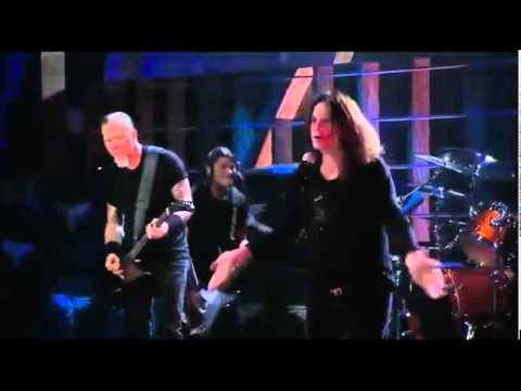 ozzy osbourne y metallica paranoid