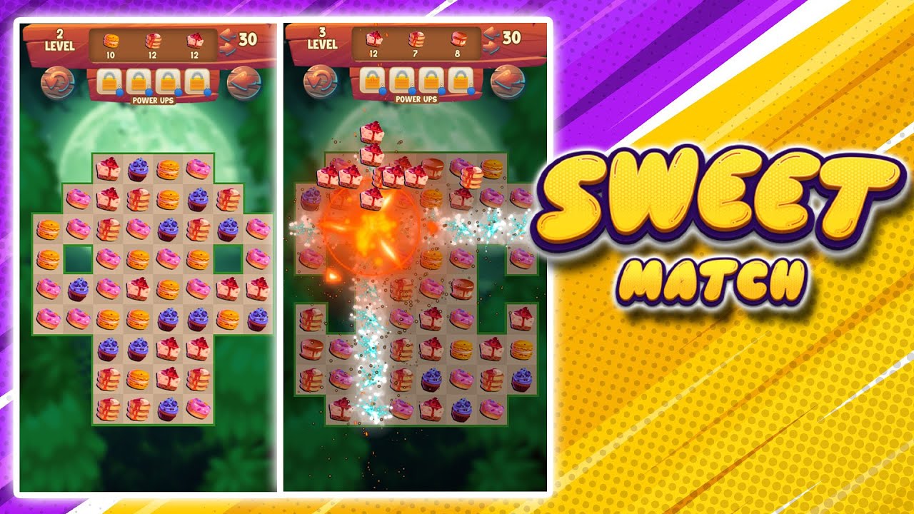 Sweet Match || Construct 3 Game Template || Source code