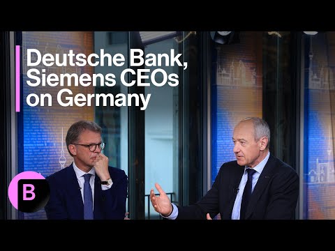 Siemens and Deutsche Bank CEOs Make Their Joint Case for Germany