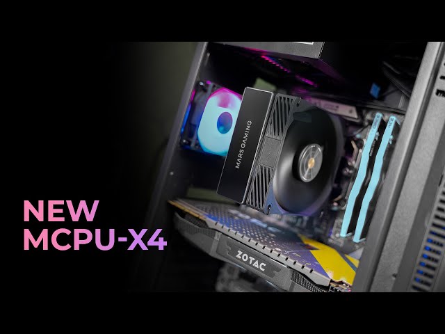 Mars Gaming Mcpu-x4 Disipador Cpu 230w 4x Heatpipes Ventilador 120mm Intel Lga Y Amd Negro video