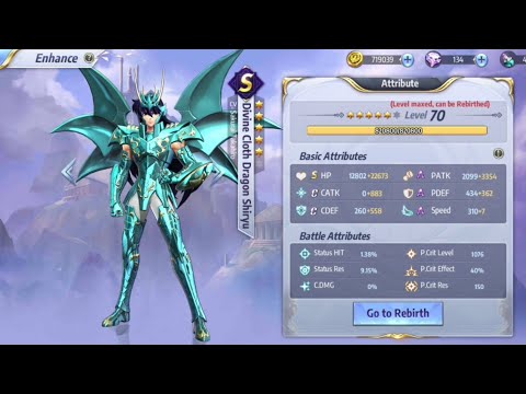 Divine Cloth Dragon Shiryu Review - Saint Seiya : Awakening