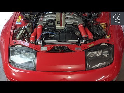 Mishimoto aluminum radiator install Nissan 300ZX Twin Turbo Z32