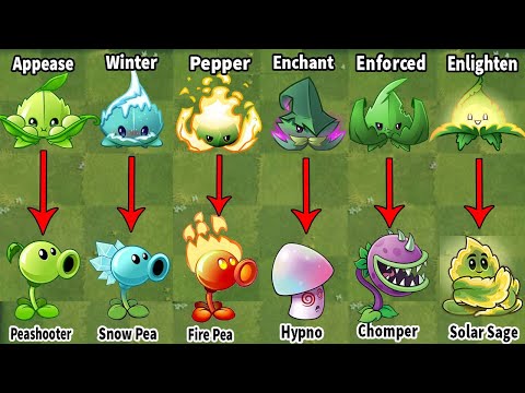 PvZ 2 Discovery - Every Plant Mints Upgrade All Plants Of The Same Type