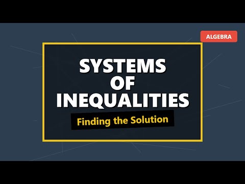 Systems of Linear Inequalities: Finding the Solution Region (Algebra)