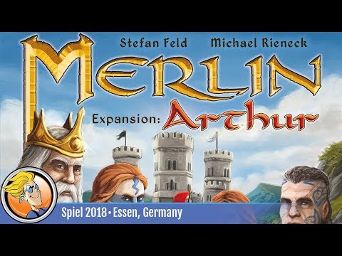 Merlin: Arthur Expansion game overview at SPIEL '18