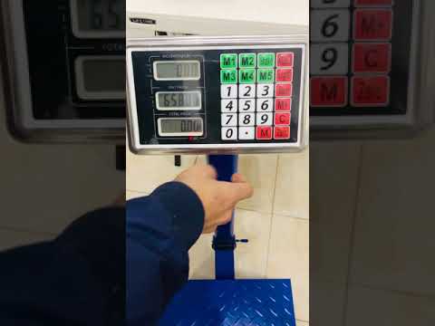 Calibración Báscula Plataforma de 300 kg