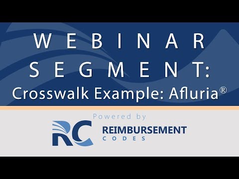RJ Health - Crosswalk Example: Afluria® - Webinar Segment