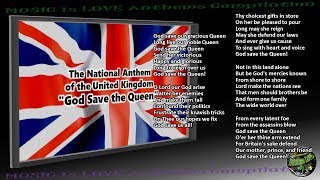 United Kingdom National Anthem &quot;God Save the Queen&quot; INSTRUMENTAL full version lyrics