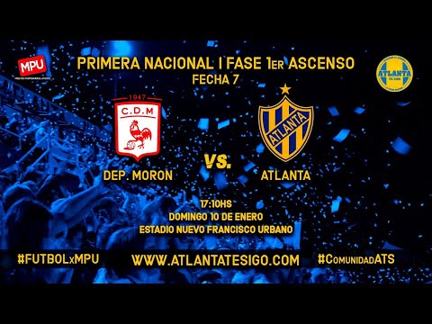 Deportivo Morón vs Atlanta EN VIVO | Transición de Primera Nacional 2020/21 | Fecha 7